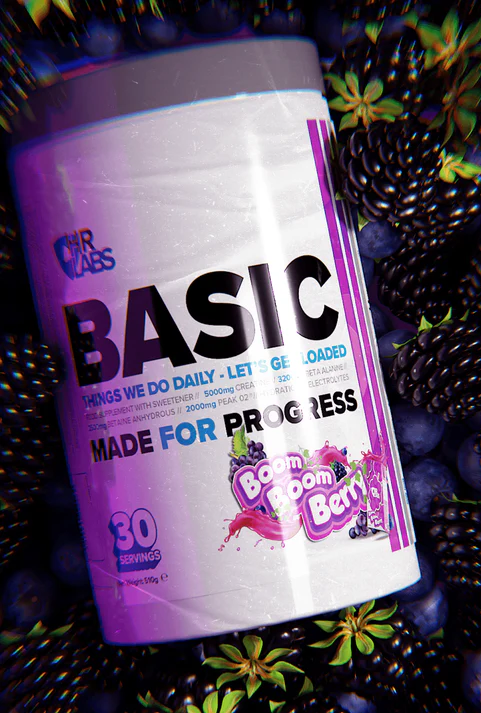 HR Labs Basic Boom Boom Berry Flavour 30 serve | Stocked by Strom Sports Australia. Strom AU
