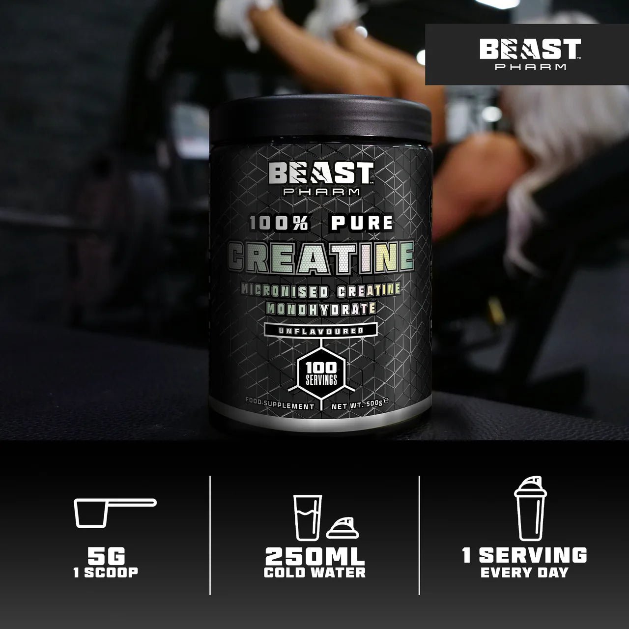 100% Pure Micronised Creatine Monohydrate - Strom Sports Australia -
