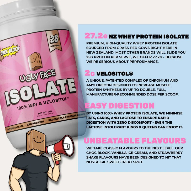 UGLYFACE® ISOLATE PROTEIN V2.0 - Strom Sports Australia -