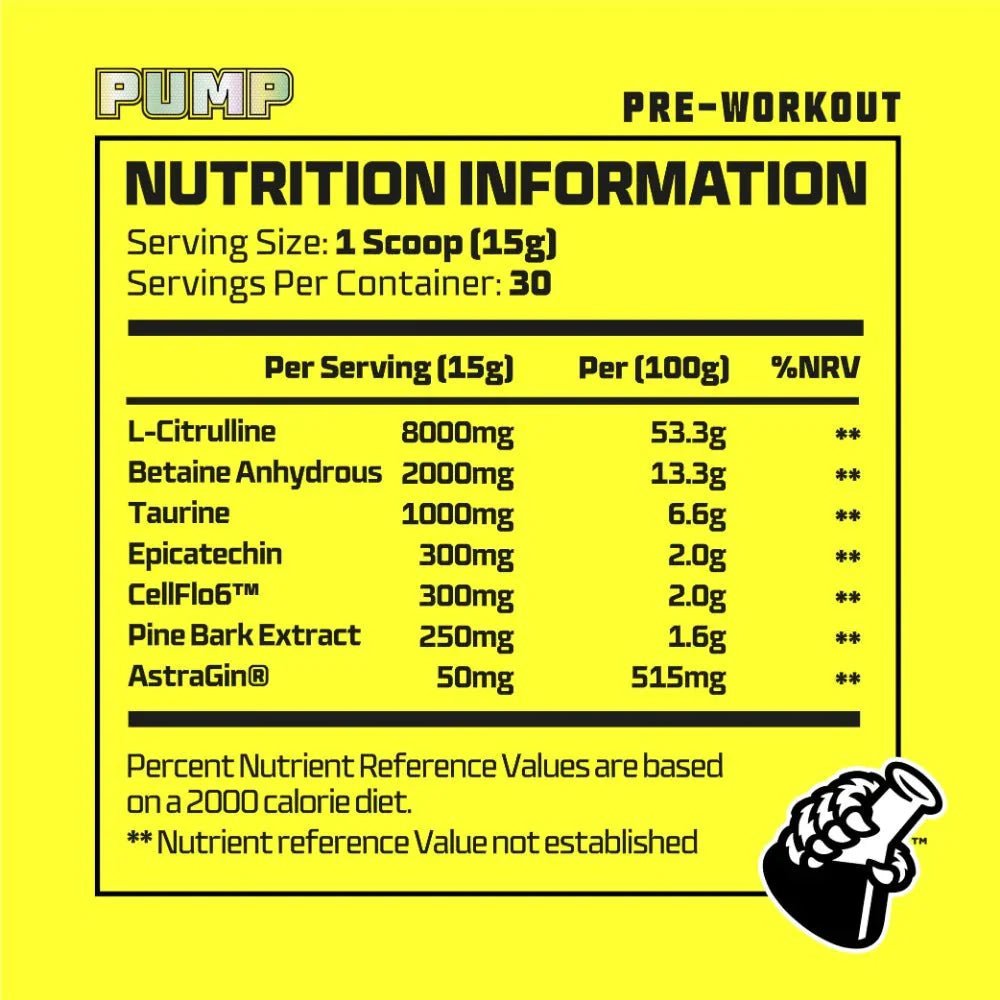 Beast Pharm PUMP // Pump Pre Workout - Strom Sports Australia -