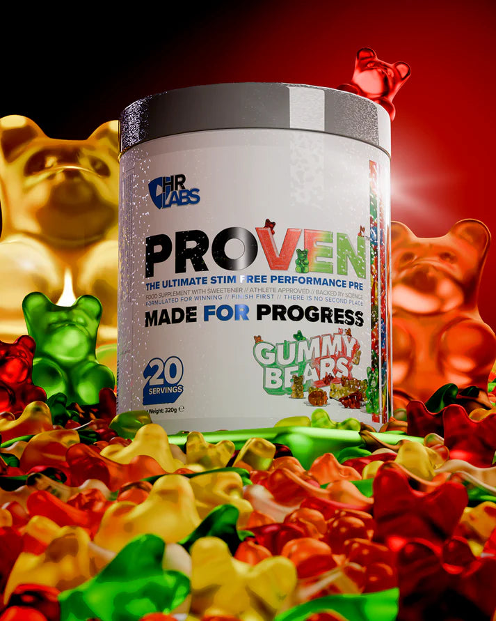 Gummy Bears Flavour HR Labs Proven Stim Free Pre-workout 20 Stocked by Strom Sports Nutrition Australia Au