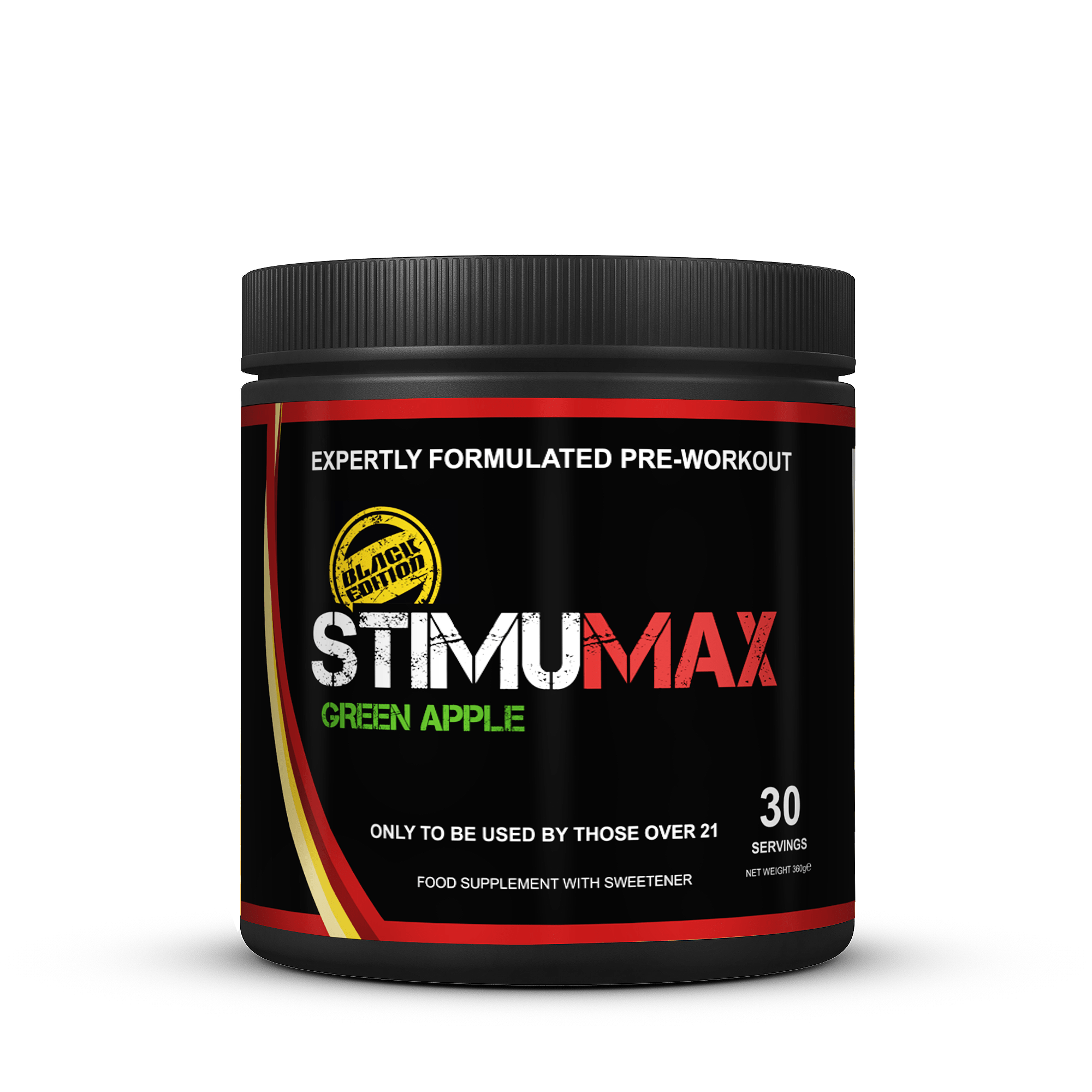 StimuMAX Black // Stim Preworkout - Strom Sports Australia -