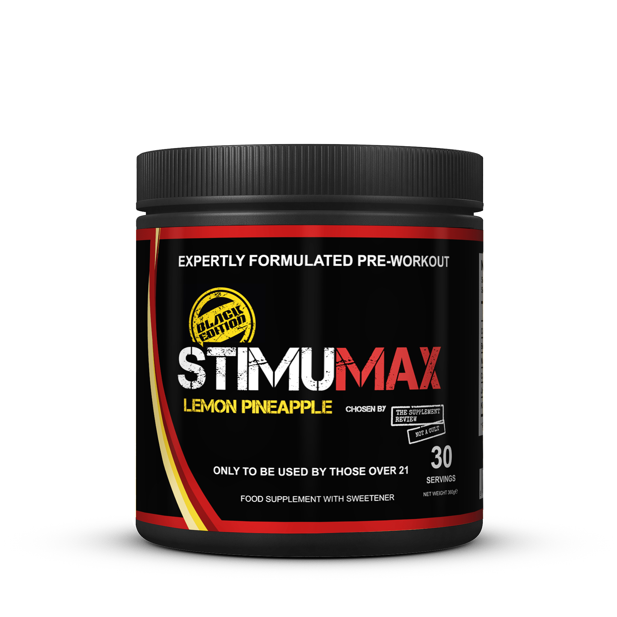 StimuMAX Black // Stim Preworkout - Strom Sports Australia -