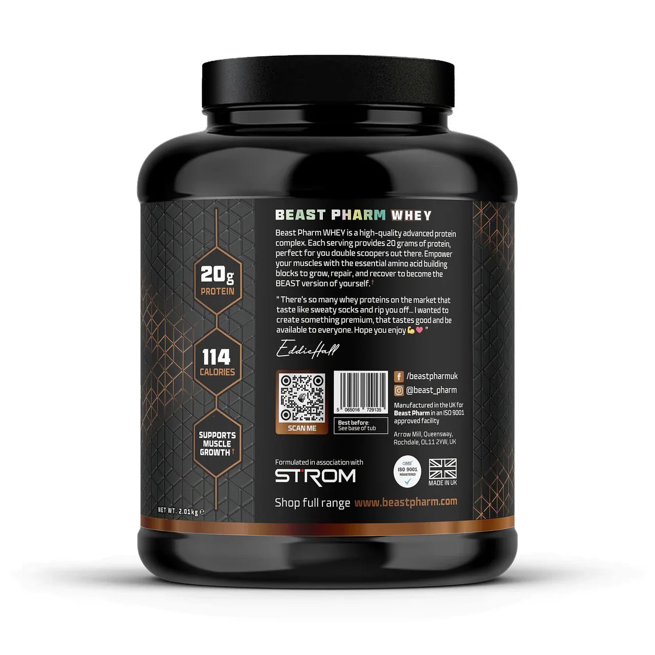 Beast Pharm Whey // Whey Protein Complex - Strom Sports Australia -