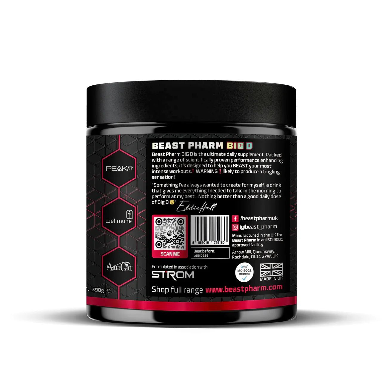 Big D // Creatine + Beta Alanine + More! - Strom Sports Australia -