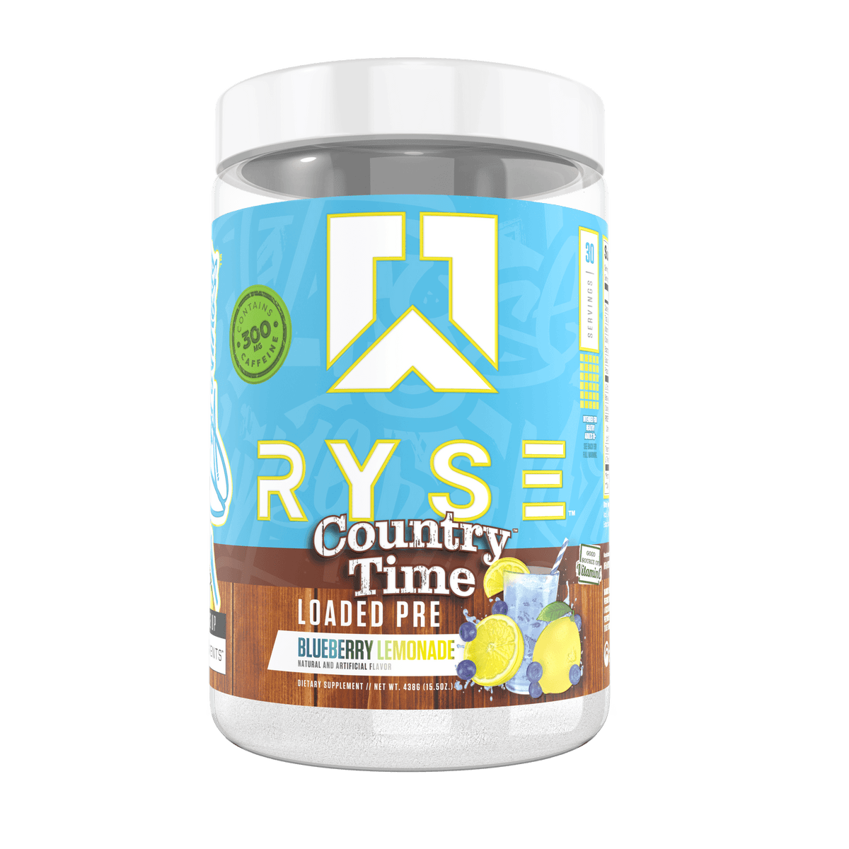 RYSE Loaded Pre Country Time Blueberry Lemonade