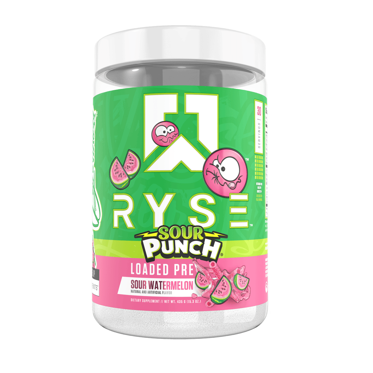 RYSE Loaded Pre Sour Punch Sour Watermelon