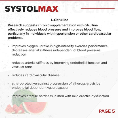SystolMAX // Blood Pressure Support