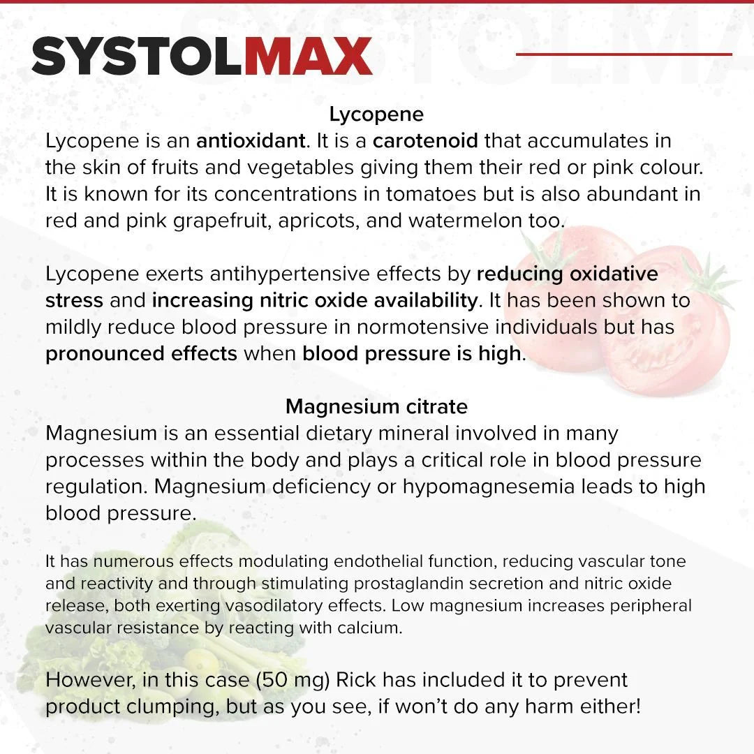 SystolMAX // Blood Pressure Support