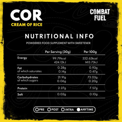 COMBAT FUEL // CREAM OF RICE