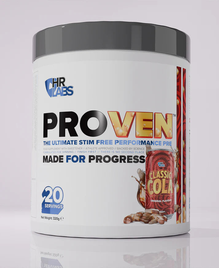 HR Labs PROVEN stim Free Stocked by Strom Sports Supplements Australia orsnge crush flavour 20 serve 