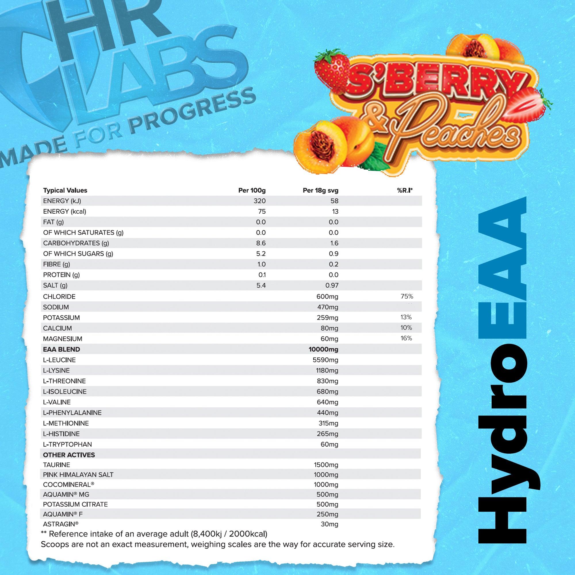 Hydro EAA // EAA + Electrolytes