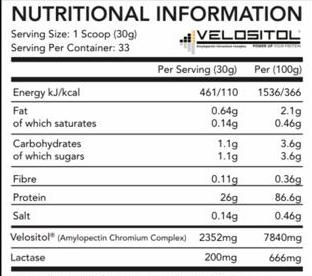 VelosiWHEY ISO // Whey Protein Isolate