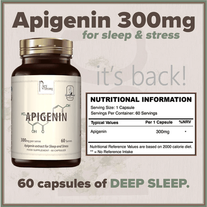 Apigenin300mg // Anti - aging & Sleep Support - Strom Sports Australia - 