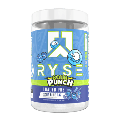 RYSE Loaded Pre Sour Punch Sour Blue Raz