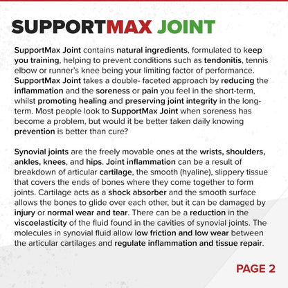 SupportMAX Joint // Anti-inflammatory, Tendons & Cartilage